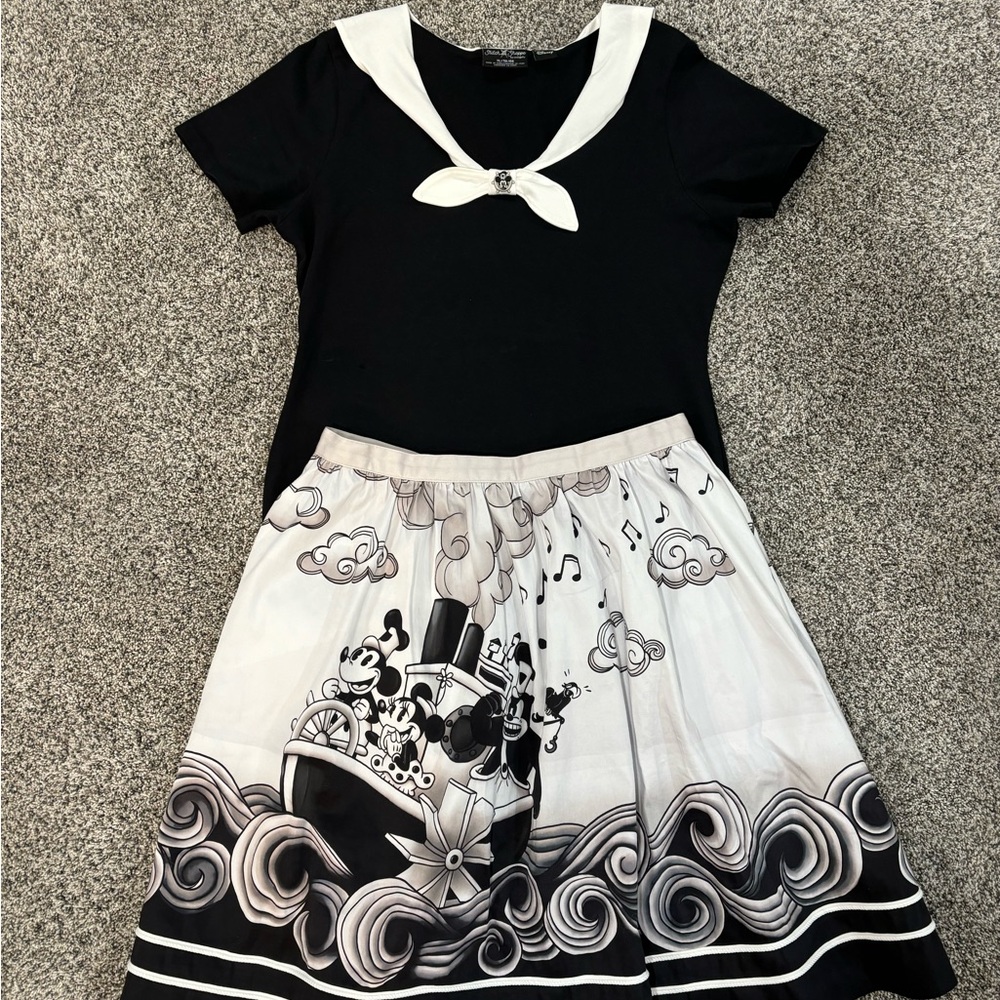 Stitch Shoppe Loungefly Steamboat Willie outfit XL